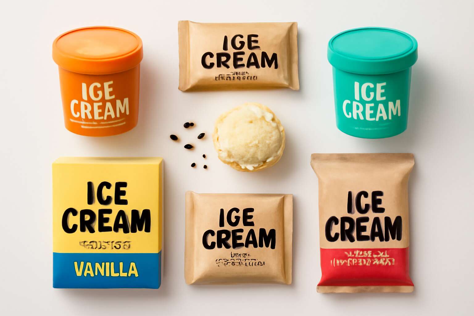 ice cream packaging ideas